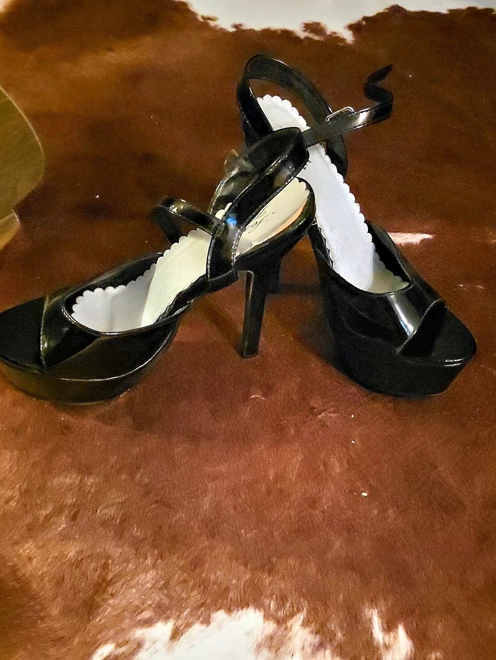 Sexy Heels Black Platform Heels